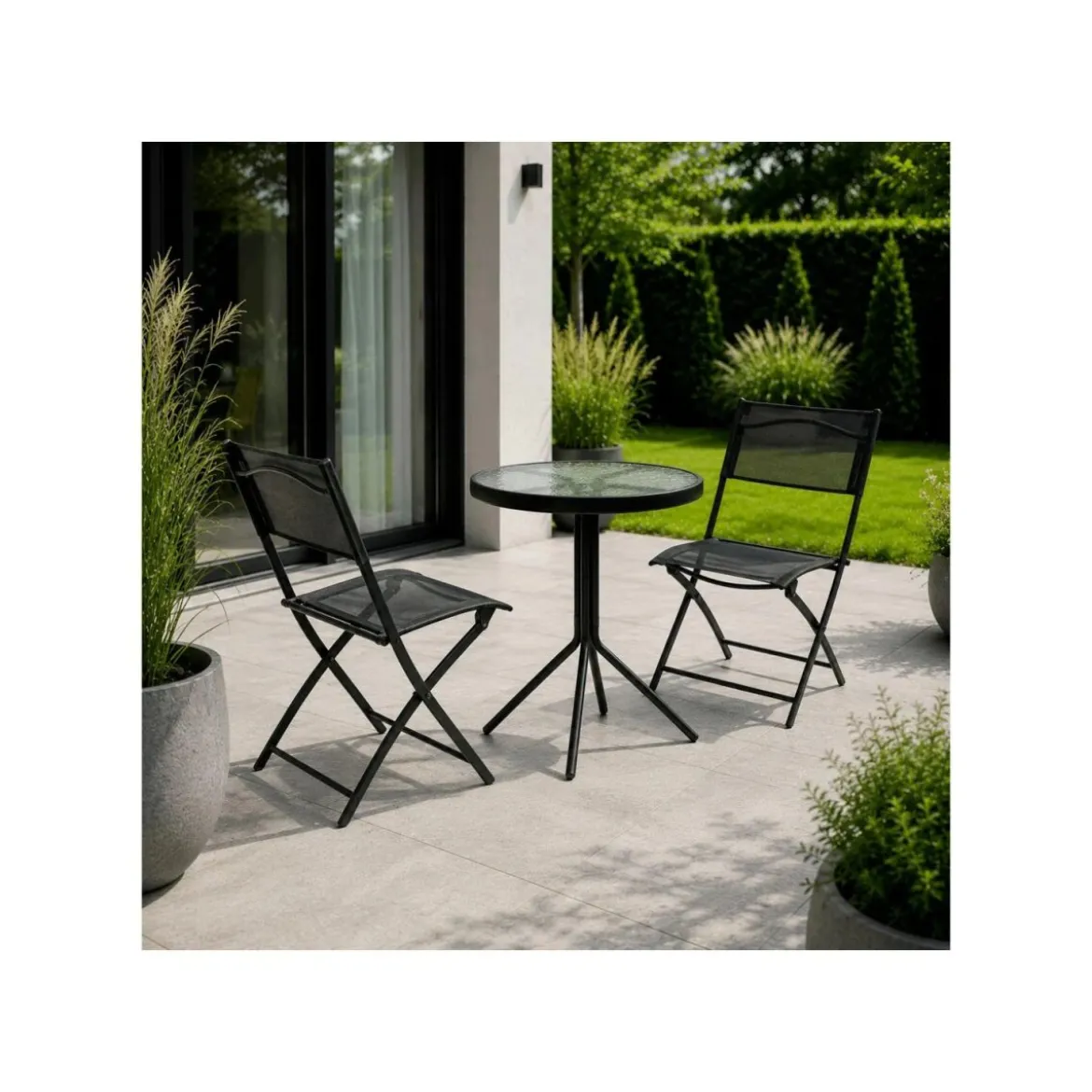 GREEMOTION textilenes Bistro-Set, 3-teilig - B-Ware