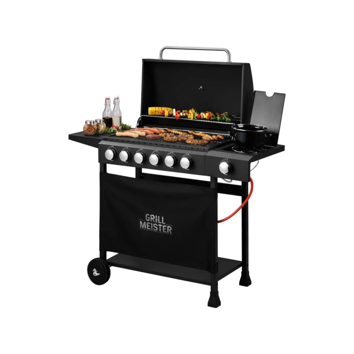 GRILLMEISTER Gasgrill 6+1 - B-Ware