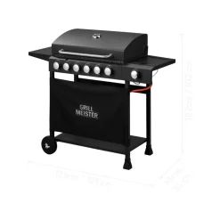 GRILLMEISTER Gasgrill 6+1 - B-Ware