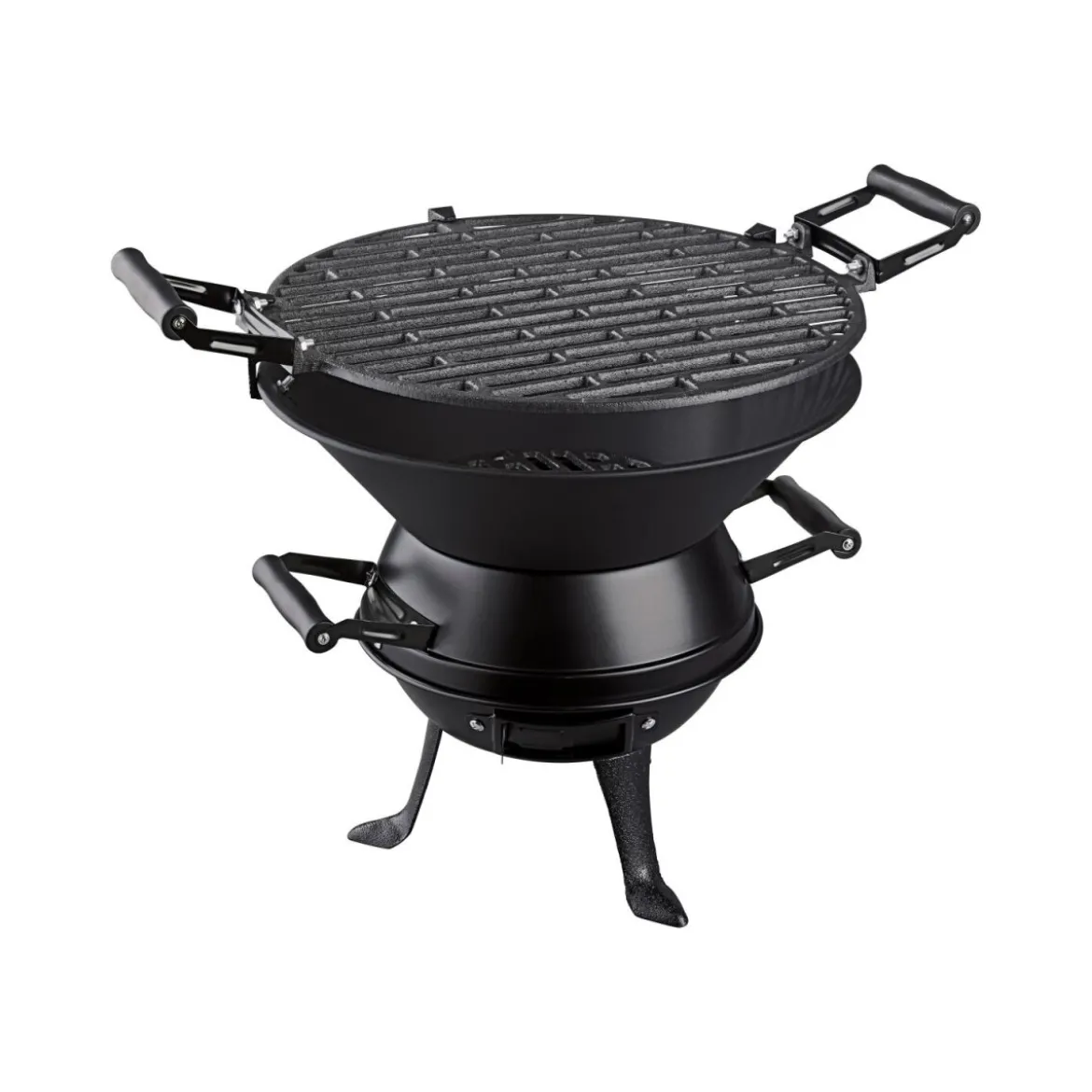 Grillmeister Grillfass »KANSAS«, ideal für Garten, schwarz - B-Ware neuwertig