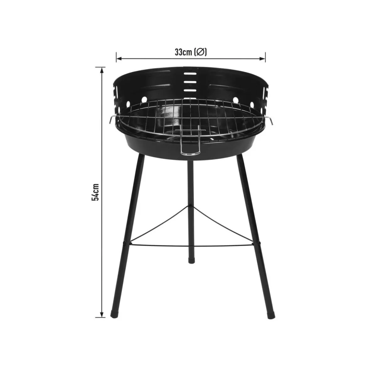 GRILLMEISTER Holzkohle-Rundgrill - B-Ware