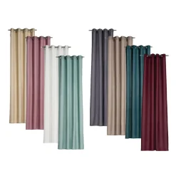 Gözze Ösenvorhang »Linus«, B 140 x L 245 cm, blickdicht - B-Ware