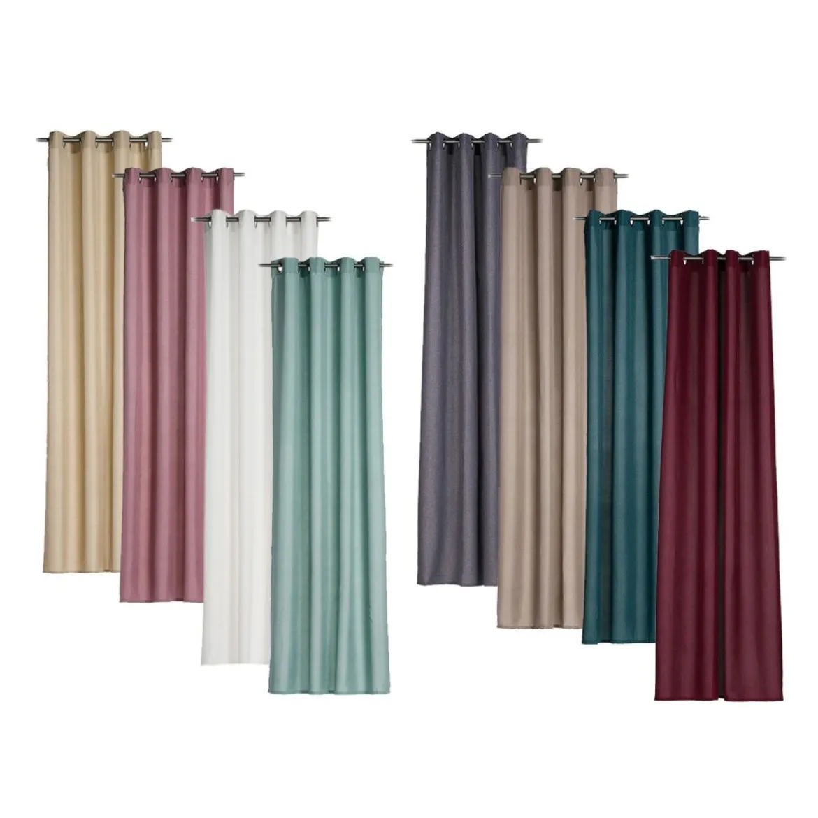 Gözze Ösenvorhang »Linus«, B 140 x L 245 cm, blickdicht - B-Ware