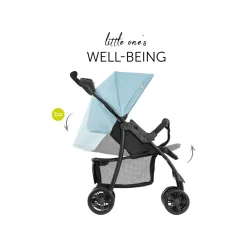 hauck Kinderwagen »Shopper Trioset«, Babywanne und Sportsitz (blau) - B-Ware sonstiges