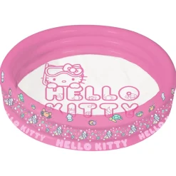 HELLO KITTY 3-Ring-Pool, pink transparent, 122 x 23 cm - B-Ware