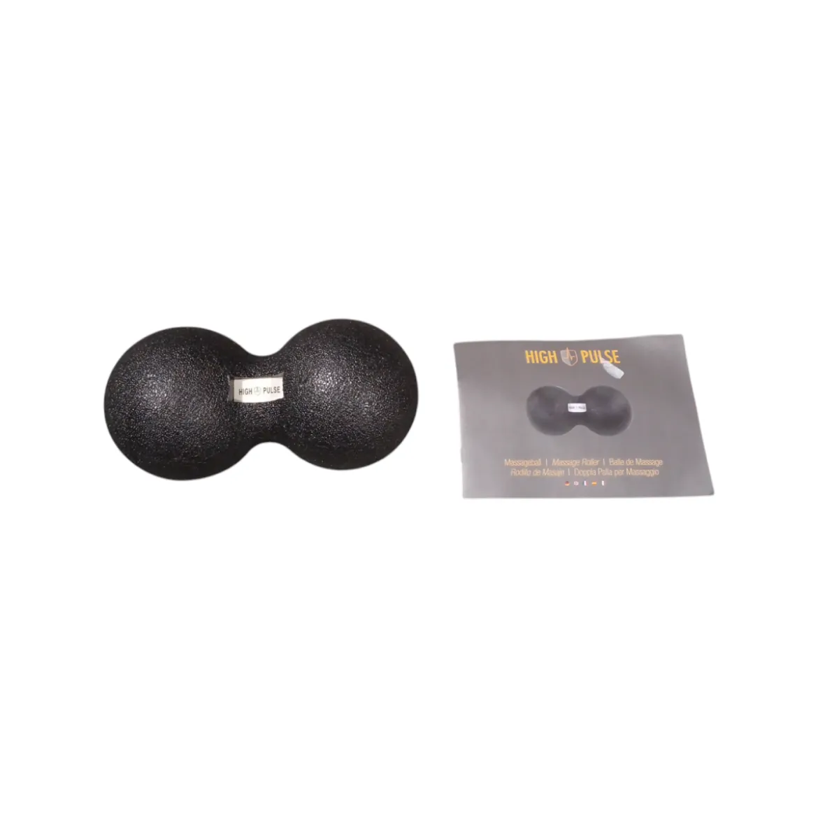 High Pulse® Massageball inkl. Übungsposter, 12 cm - B-Ware sehr gut