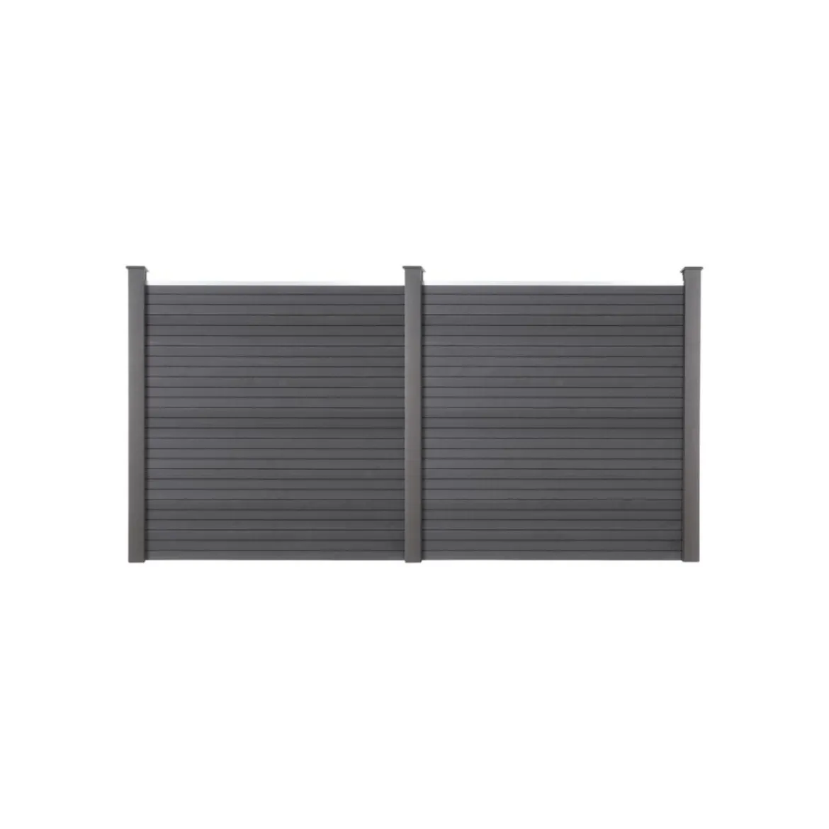 HOME DELUXE WPC Sichtschutzzaun »CALLADO«, 2x Element, 3 Pfosten - B-Ware neuwertig