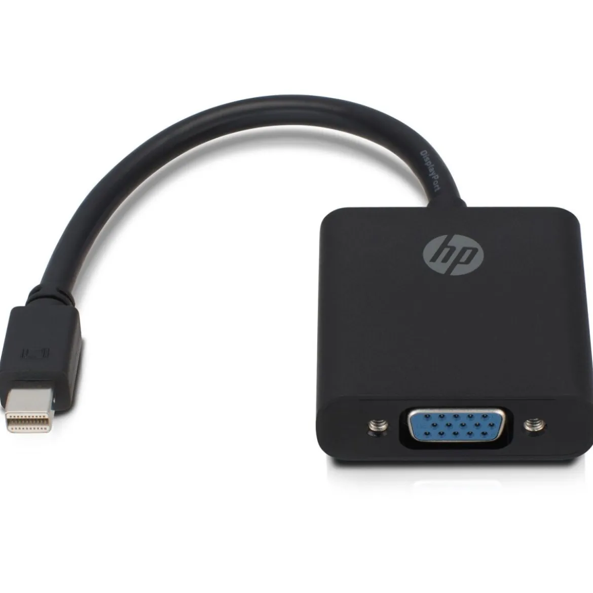 HP Mini DisplayPort auf VGA Adapter 0,1m, schwarz - B-Ware neuwertig