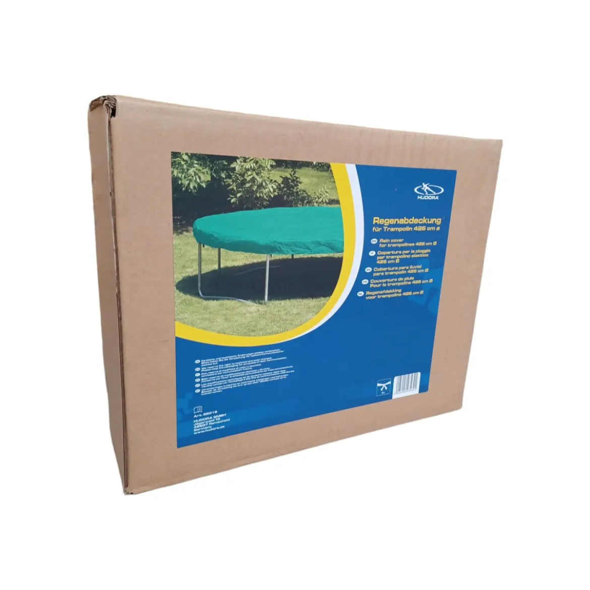 HUDORA Universal Regenabdeckung für Trampoline Ø 426 cm, grün - B-Ware neuwertig