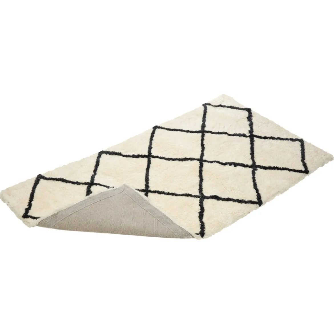 Langflor-Teppich, 80 x 150 cm / Ø 100 cm - B-Ware