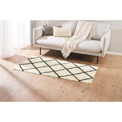 Langflor-Teppich, 80 x 150 cm / Ø 100 cm - B-Ware