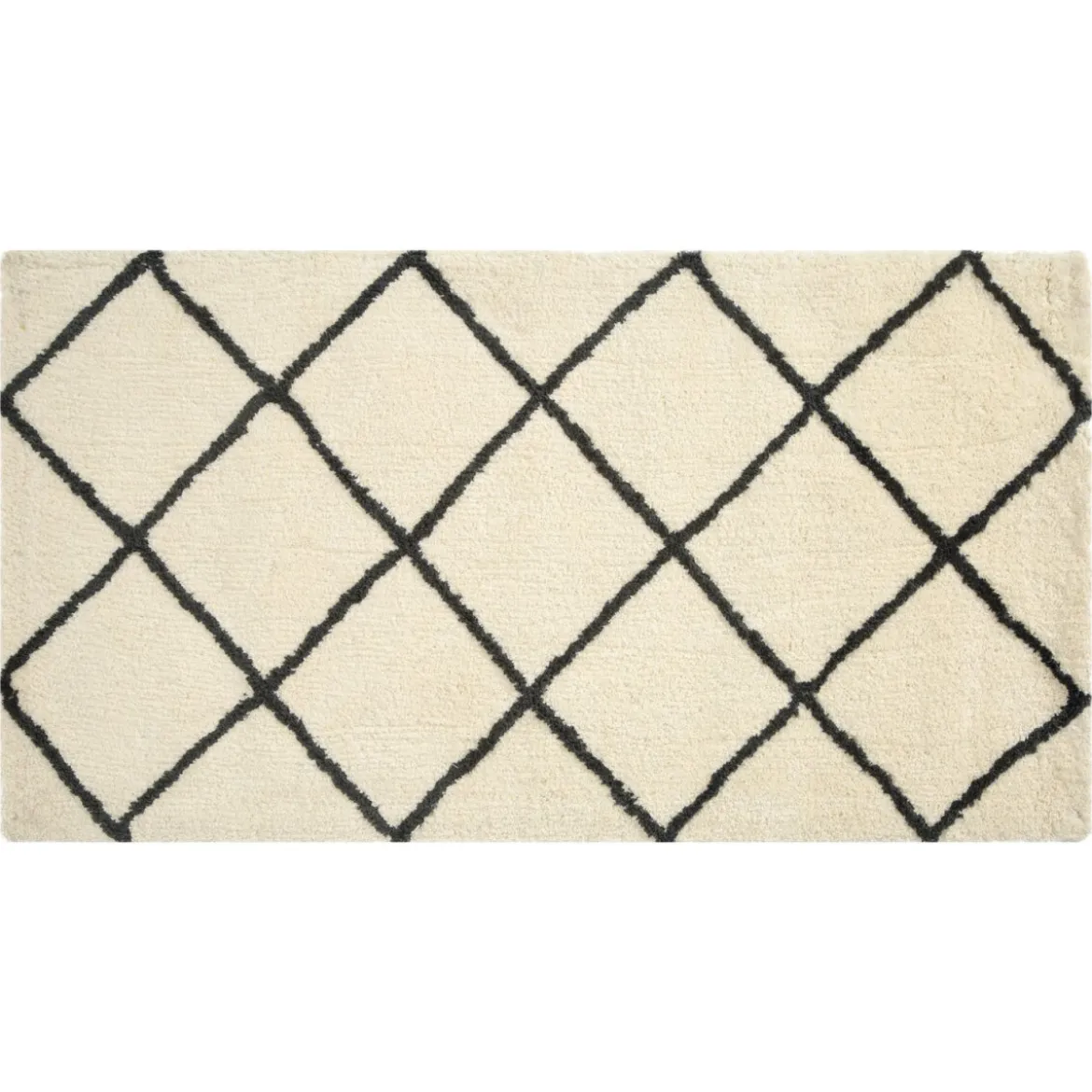 Langflor-Teppich, 80 x 150 cm / Ø 100 cm - B-Ware