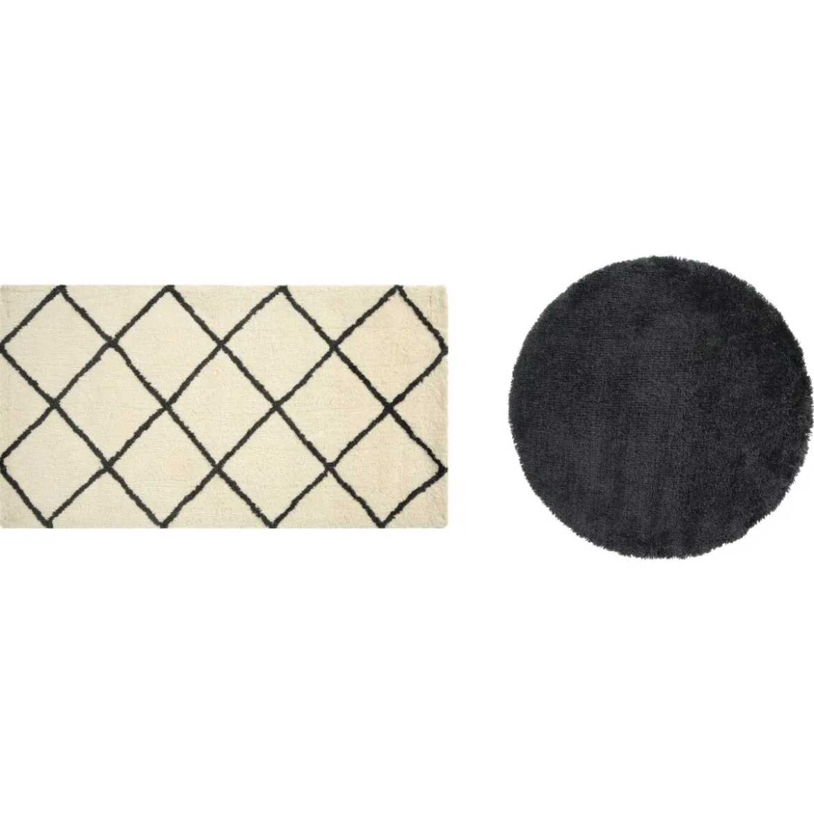 Langflor-Teppich, 80 x 150 cm / Ø 100 cm - B-Ware