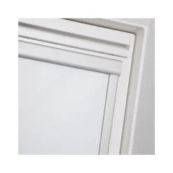 Lichtblick Dachfensterrollo Skylight, für Velux-Fenster, verdunkelnd, wärmeisolierend, 97,3 x 122 cm, SK08, weiß - B-Ware neuwertig
