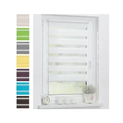 Lichtblick Duo Rollo, Klemmfix ohne Bohren, ab 45 x 150 cm - B-Ware
