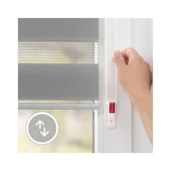 LICHTBLICK Duo Rollo Klemmfix, ohne Bohren, ab 45 x 150 cm - B-Ware