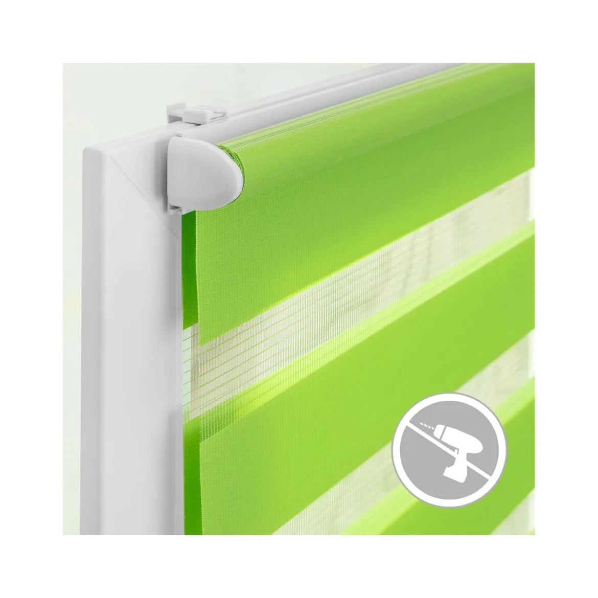 LICHTBLICK Duo Rollo Klemmfix, ohne Bohren, ab 45 x 150 cm - B-Ware