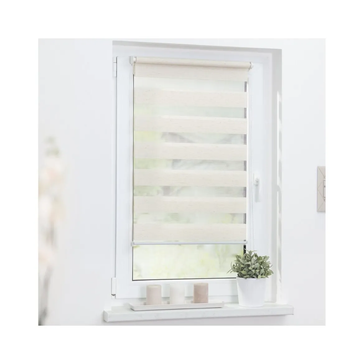 LICHTBLICK Duo Rollo Klemmfix, ohne Bohren, ab 45 x 150 cm - B-Ware