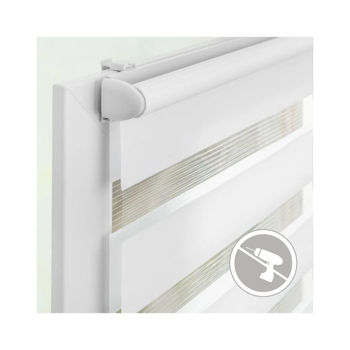 LICHTBLICK Duo Rollo Klemmfix, ohne Bohren, ab 45 x 150 cm - B-Ware