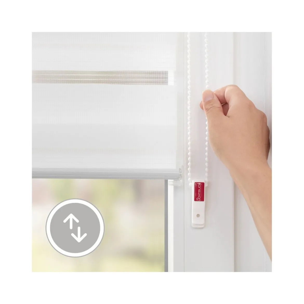 LICHTBLICK Duo Rollo Klemmfix, ohne Bohren, ab 45 x 150 cm - B-Ware