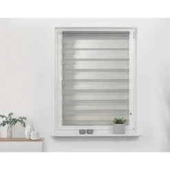LICHTBLICK Duo Rollo Klemmfix, ohne Bohren, ab 45 x 150 cm - B-Ware