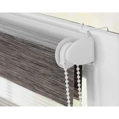 LICHTBLICK Duo Rollo Klemmfix, ohne Bohren, meliert, ab 45 x 150 cm - B-Ware