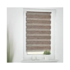 LICHTBLICK Duo Rollo Klemmfix, ohne Bohren, meliert, ab 45 x 150 cm - B-Ware