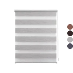 LICHTBLICK Duo Rollo Klemmfix, ohne Bohren, meliert, ab 45 x 150 cm - B-Ware