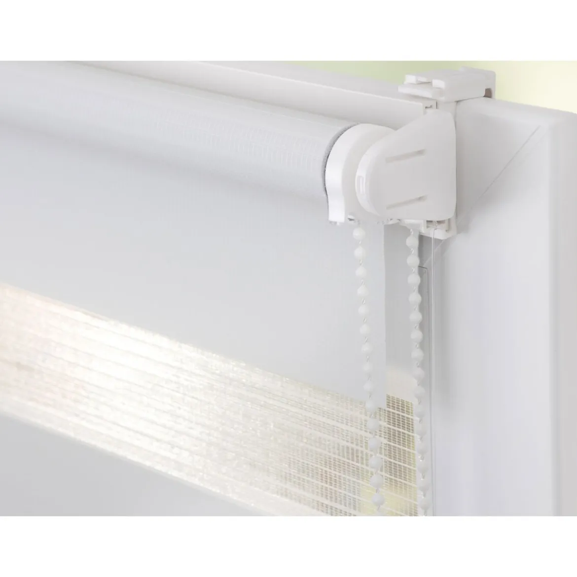 Lichtblick Duo-Rollo Klemmfix, ohne Bohren, verspannt, blickdicht, ab 45 x 150 cm - B-Ware