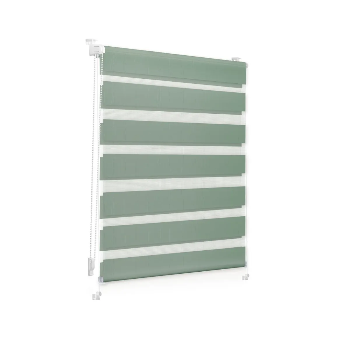 Lichtblick Duo-Rollo Klemmfix, ohne Bohren, verspannt, blickdicht, ab 45 x 150 cm - B-Ware