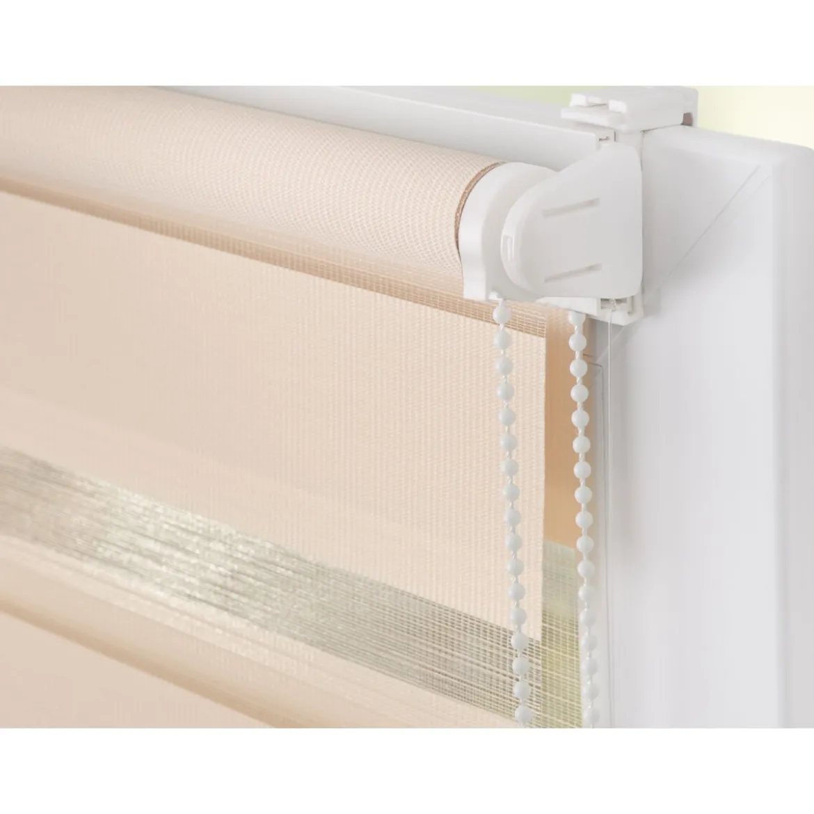 Lichtblick Duo-Rollo Klemmfix, ohne Bohren, verspannt, blickdicht, ab 45 x 150 cm - B-Ware