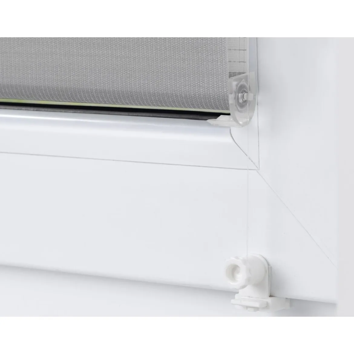 Lichtblick Duo-Rollo Klemmfix, ohne Bohren, verspannt, blickdicht, ab 45 x 150 cm - B-Ware