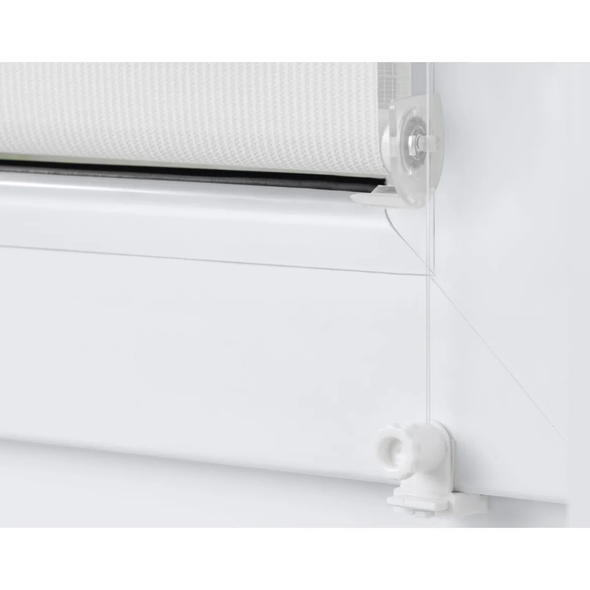 Lichtblick Duo-Rollo Klemmfix, ohne Bohren, verspannt, blickdicht, ab 45 x 150 cm - B-Ware