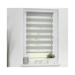 Lichtblick Duo-Rollo Klemmfix, ohne Bohren, verspannt, blickdicht, ab 45 x 150 cm - B-Ware