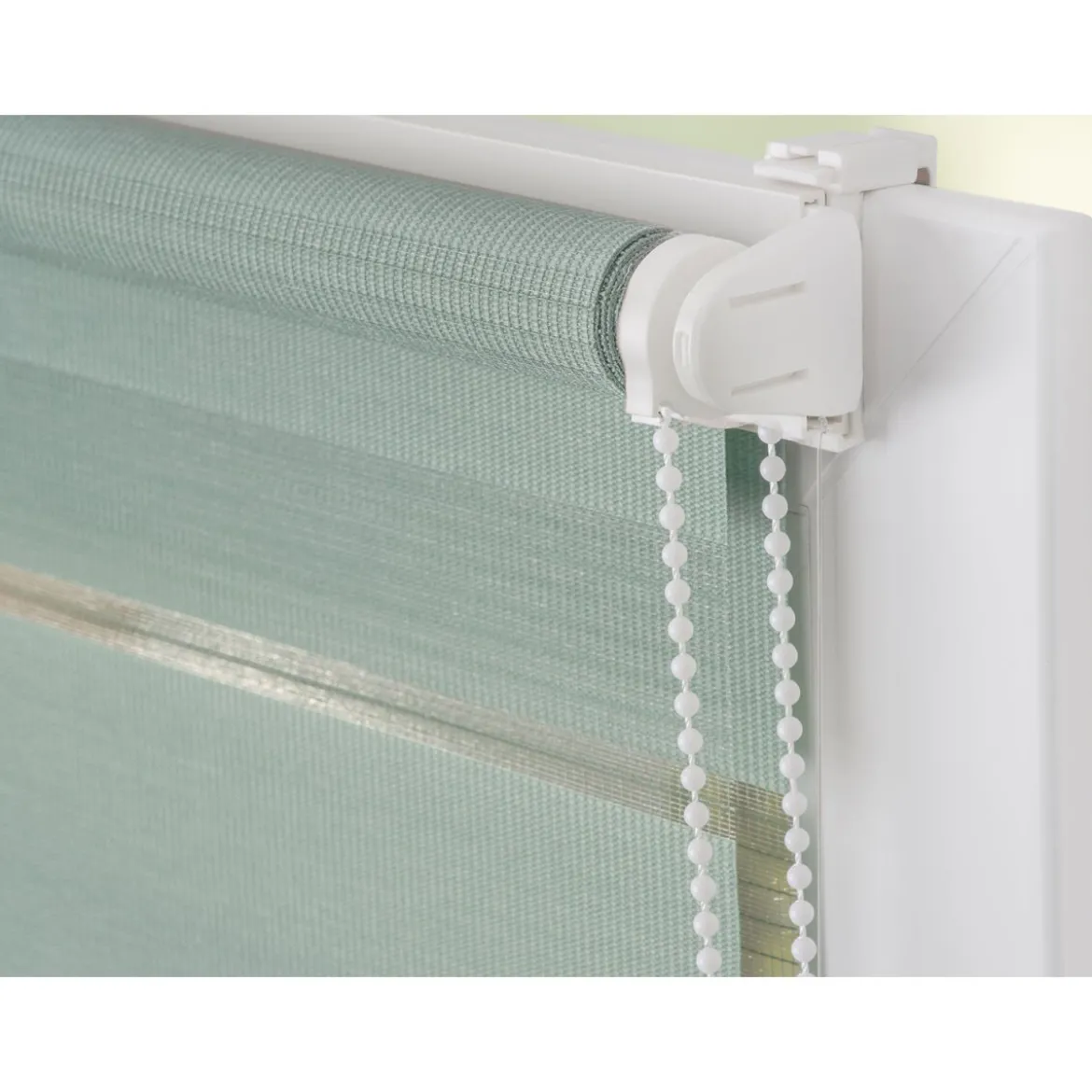 Lichtblick Duo-Rollo Klemmfix, ohne Bohren, verspannt, blickdicht, ab 45 x 150 cm - B-Ware