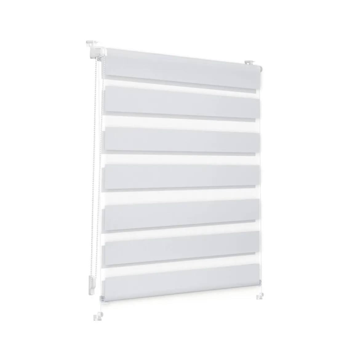Lichtblick Duo-Rollo Klemmfix, ohne Bohren, verspannt, blickdicht, ab 45 x 150 cm - B-Ware