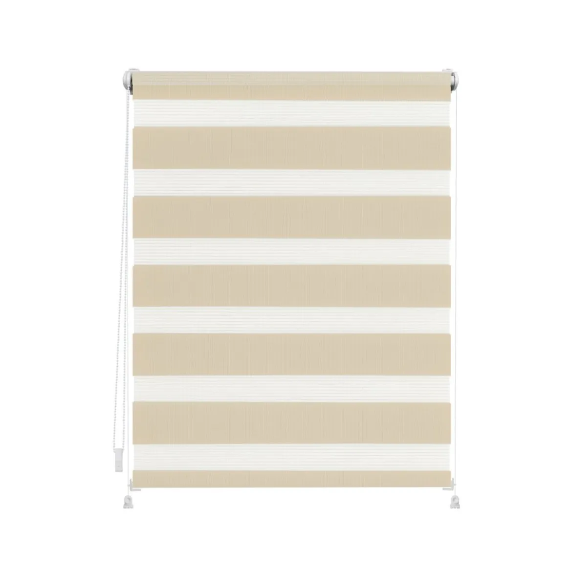 Lichtblick Duo-Rollo Klemmfix, ohne Bohren, verspannt, blickdicht, ab 45 x 150 cm - B-Ware