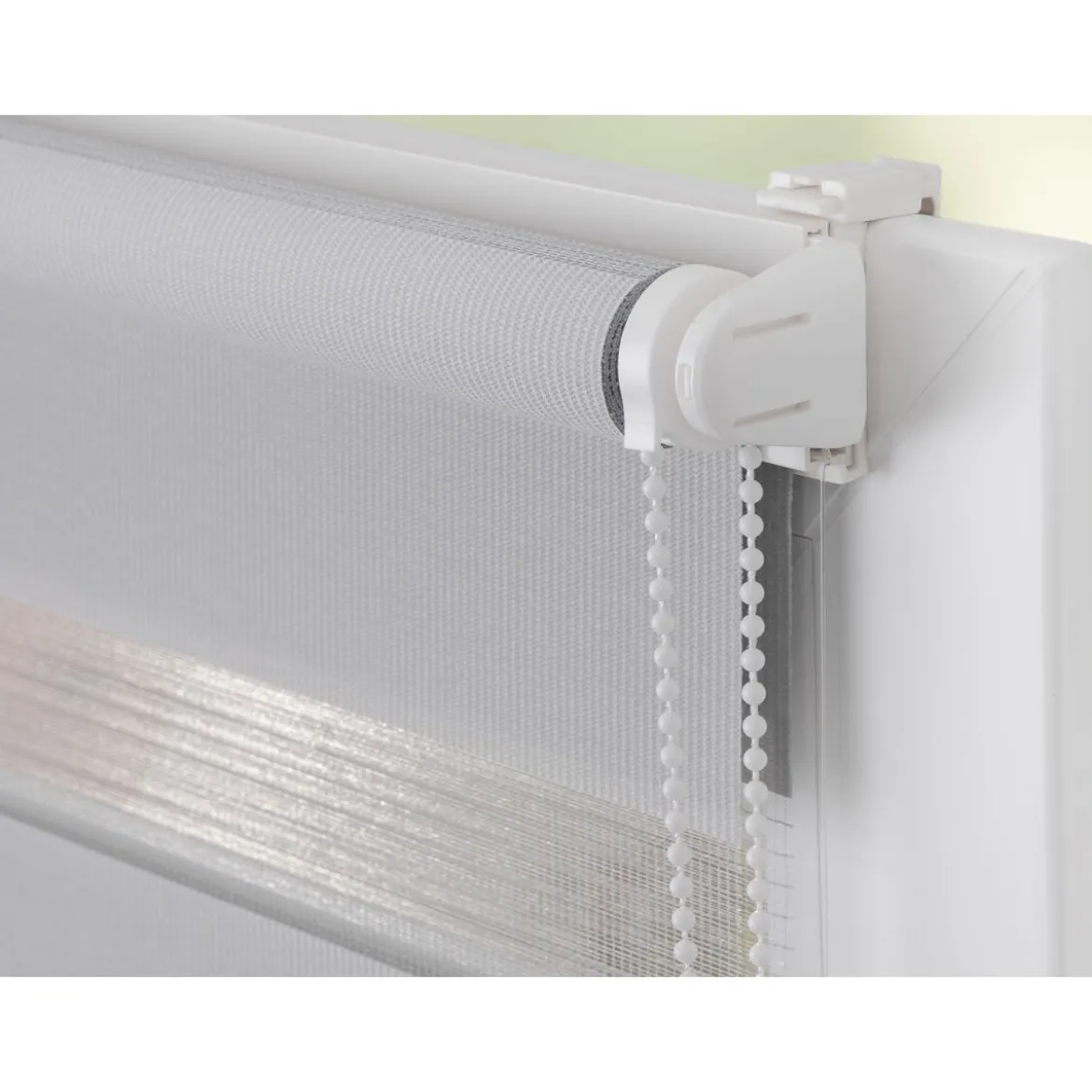Lichtblick Duo-Rollo Klemmfix, ohne Bohren, verspannt, blickdicht, ab 45 x 150 cm - B-Ware