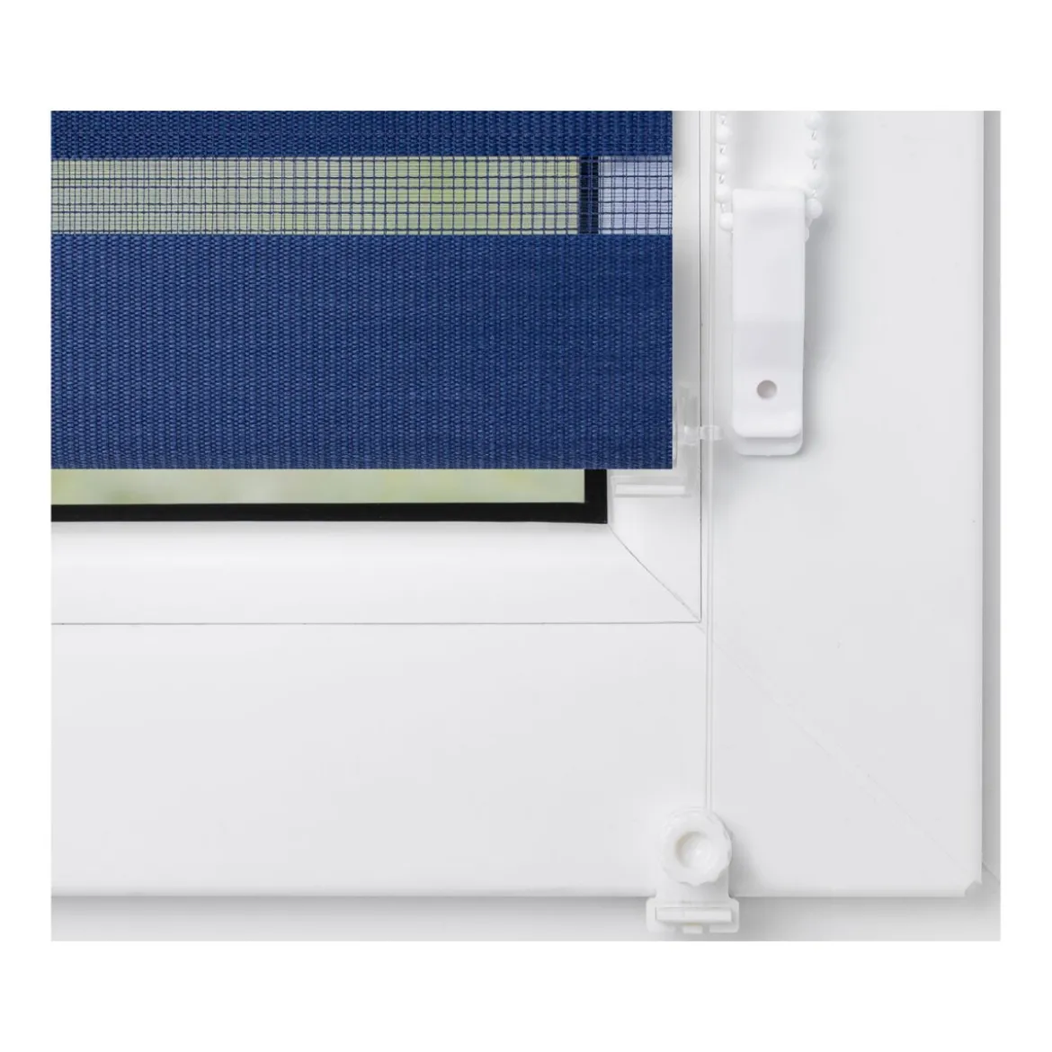 Lichtblick Duo-Rollo Klemmfix, ohne Bohren, verspannt, blickdicht, ab 45 x 150 cm - B-Ware