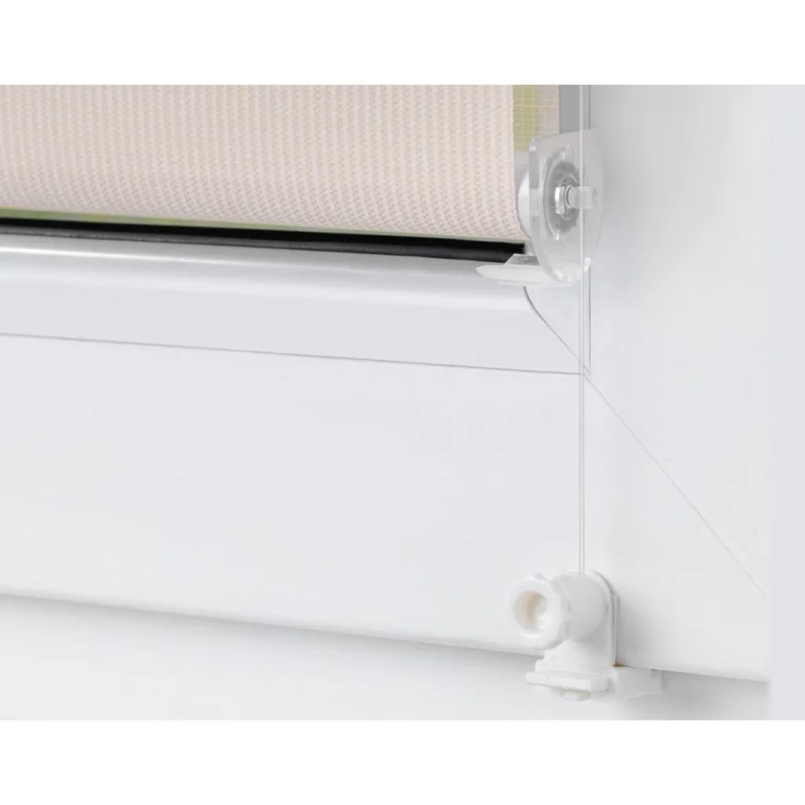 Lichtblick Duo-Rollo Klemmfix, ohne Bohren, verspannt, blickdicht, ab 45 x 150 cm - B-Ware