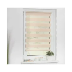 Lichtblick Duo-Rollo Klemmfix, ohne Bohren, verspannt, blickdicht, ab 45 x 150 cm - B-Ware