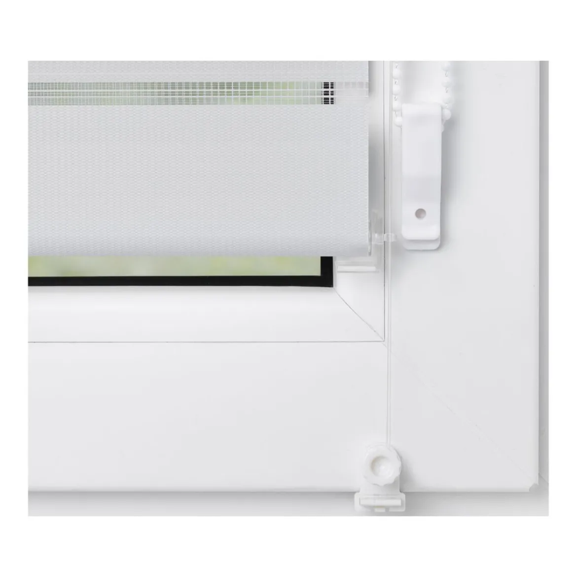 Lichtblick Duo-Rollo Klemmfix, ohne Bohren, verspannt, blickdicht, ab 45 x 150 cm - B-Ware