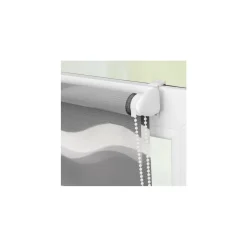 Lichtblick Duo Rollo Welle Doppelrollo Klemmfix 70 x 150 cm grau - B-Ware neuwertig
