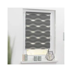 Lichtblick Duo Rollo Welle Klemmfix, ohne Bohren, ab 45 x 150 cm - B-Ware