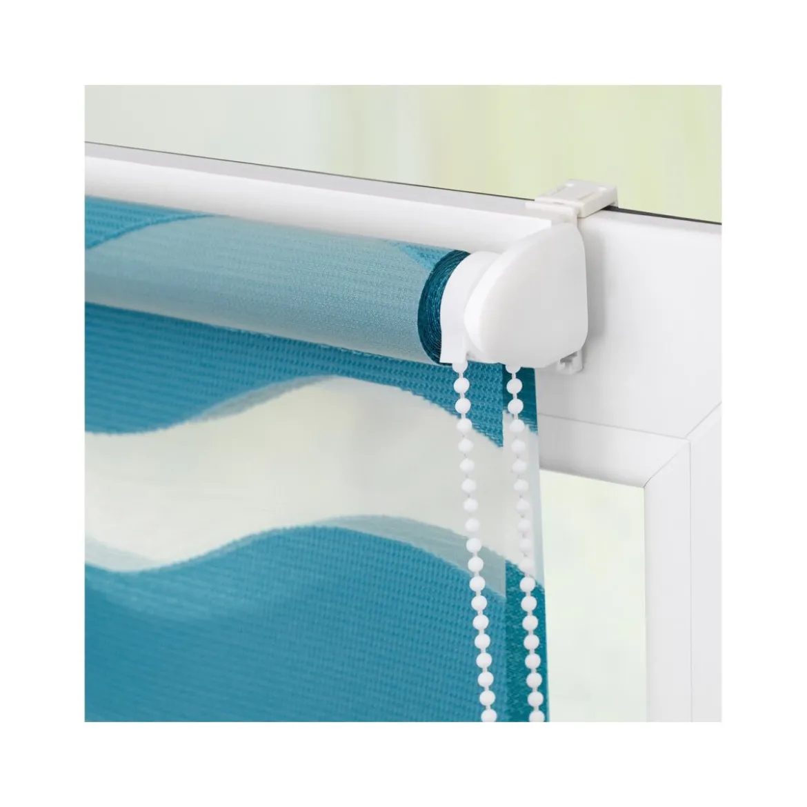 Lichtblick Duo Rollo Welle Klemmfix, ohne Bohren, ab 45 x 150 cm - B-Ware