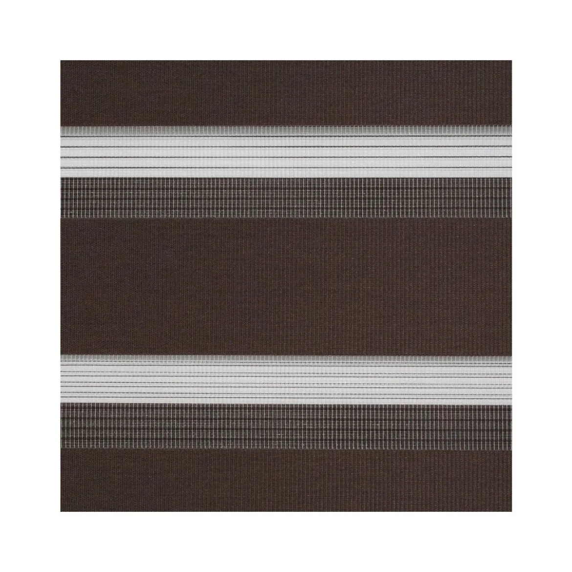 Lichtblick Klemmfix Duo-Rollo, ohne Bohren, 60 x 150 cm, dunkelbraun - B-Ware neuwertig