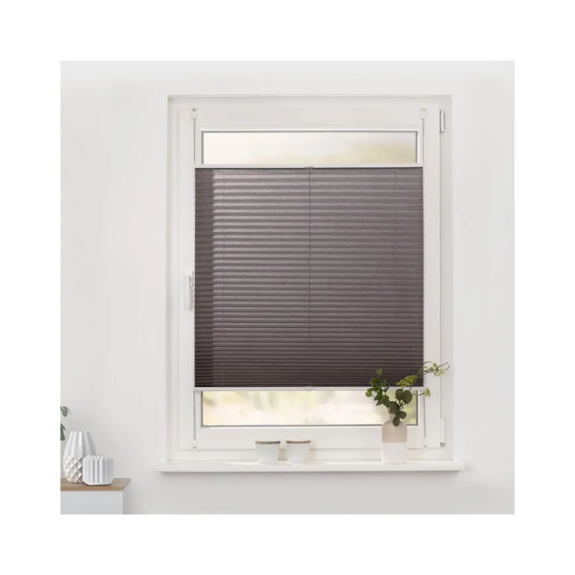 Lichtblick Plissee Klemmfix, ohne Bohren, verspannt, ab 45 x 130 cm - B-Ware