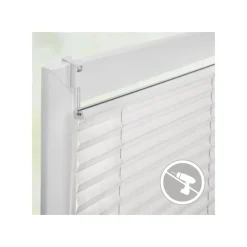 Lichtblick Plissee Klemmfix, ohne Bohren, verspannt, ab 45 x 130 cm - B-Ware