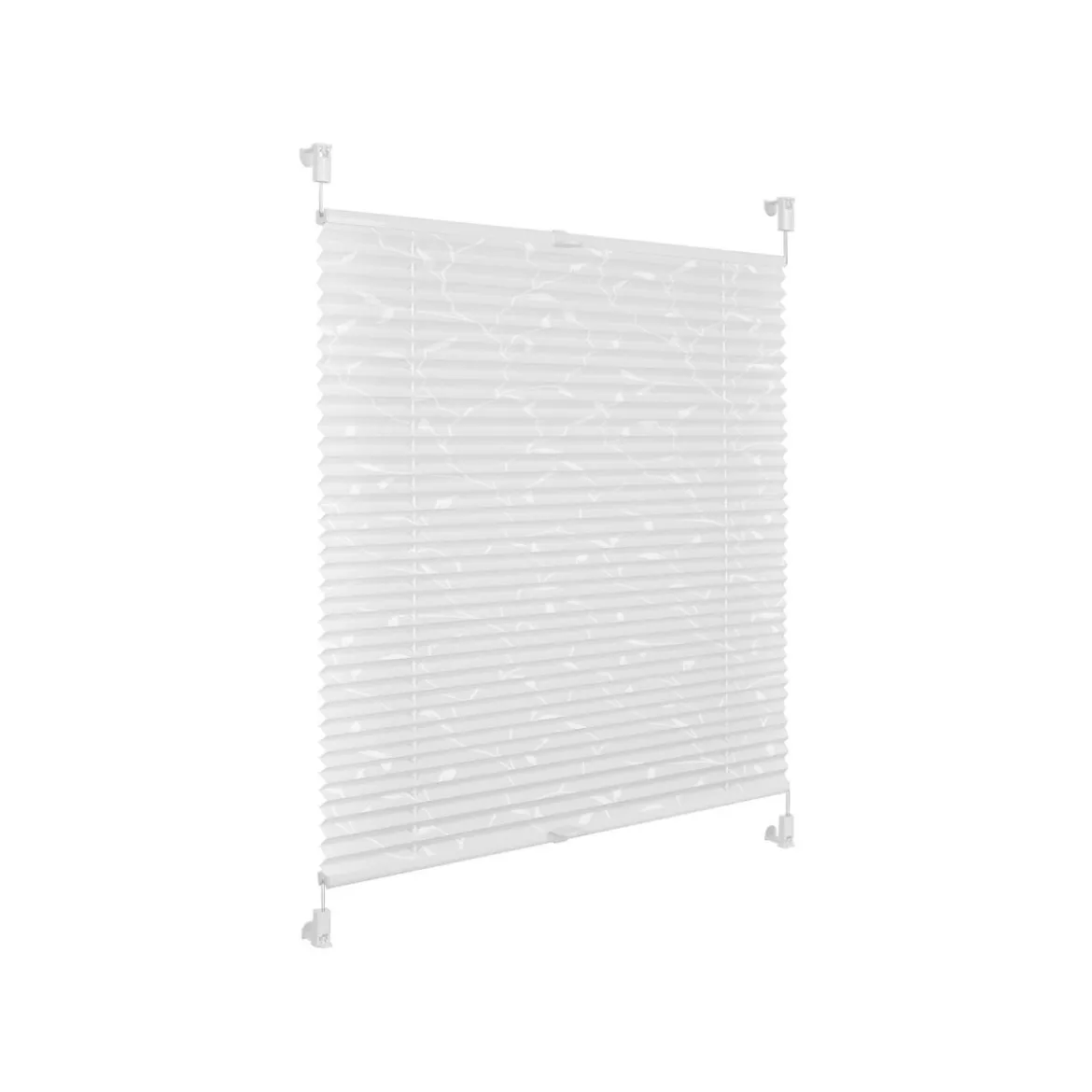 Lichtblick Plissee Klemmfix, ohne Bohren, verspannt, blickdicht, ab 45 x 130 cm - B-Ware