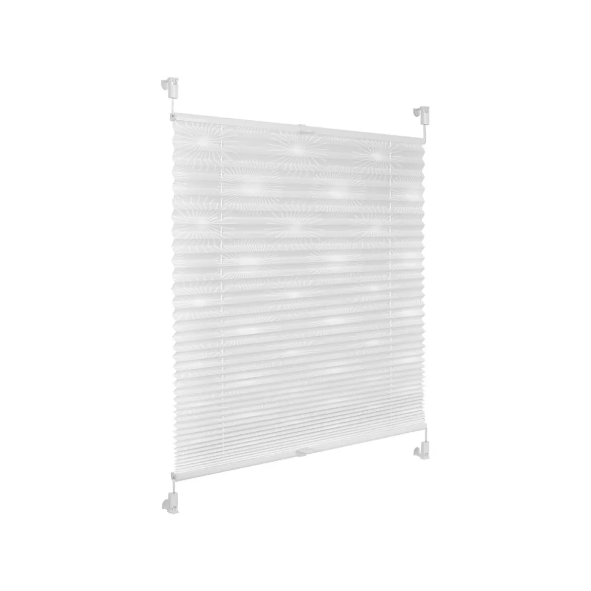Lichtblick Plissee Klemmfix, ohne Bohren, verspannt, blickdicht, ab 45 x 130 cm - B-Ware